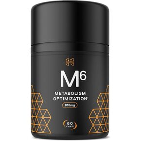 High Performance Nutrition Metabolism Booster, HPN M(6) Fat Burner, Natural Weight Loss Supplement, Support Lean Muscle, Increase Energy, Vegan Friendly, Clinically Tested, 60 Capsules