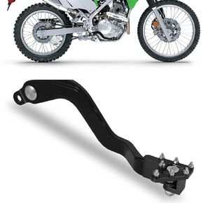 Rear Brake Pedal for KLX 230,CNC Aluminum Foldable Dirt Bike Foot Brake Lever for KLX230 20-23/KLX230R 20-24/KLX230SE 22/KLX230RS 21-24/KLX230S 22-23/KLX230SM 23-Green