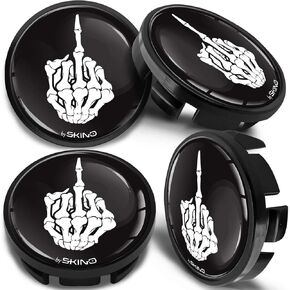4 x 65mm Wheel Centre Alloy Hub Center Caps Compatible with VW 3B7 601 171 / 6U7 601 171 Hubcaps Black CV 22 X