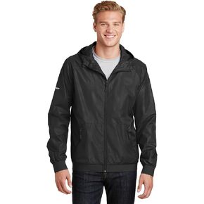 Sport-Tek JST53 Embossed Hooded Wind Jacket in Saudi Arabia