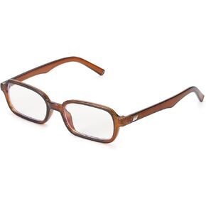 Retro Fake Glasses Blue Light Glasses for Women Trendy Vintage Small Rectangle Eyewear with Non Prescription Lens