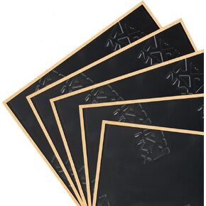 NVX SDBPRO20 PRO Ultra Thick Stealth Black Sound Deadening Material - 20 Sq Ft (5 Sheets, 18" x 32", 4.5mm Thick) - Vibration & Noise Reduction, Thermal Insulation for Car Audio & SPL Systems
