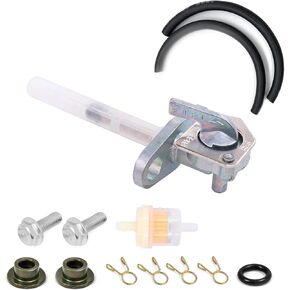 Fuel Petcock Tank Switch Fuel Shutoff Valve Fits for Honda XR50 XR70 XR80 XR100 R CRF50 CRF70 CRF80 CRF100 CRF150 CRF230 F 16950-GEL-701 16950-GCF-671