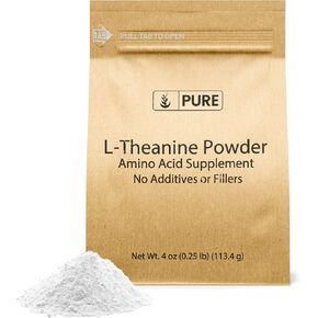 PURE ORIGINAL INGREDIENTS L-Theanine (8 oz) Amino Acid Supplement, No Additives or Fillers