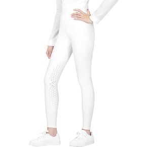 Harrison Howard Riding Pants for Girls Knee Patch Horse Riding Tights Kids Perfect for Schooling, Training, Daily Riding