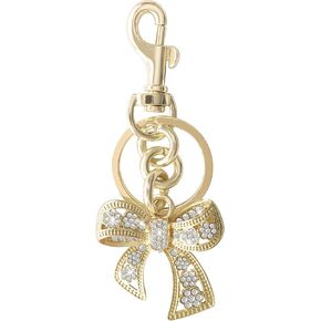 OVRUNS Sparkly Bow Bag Charm Rhinestone Bow Keychain Bows Purse Charms Women Bag Charm for Handbag