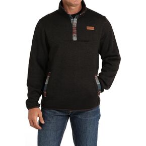 Cinch Mens Brown Sweater Pullover