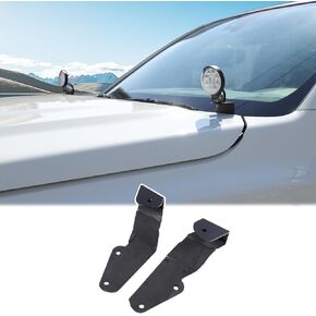 Ditch Hood Light Mount Brackets Compatible with Nisan Frontier 2022 2023 2024,Metal Car Ditch Light Brackets Hood Hinges Mount Bracket