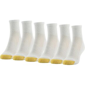 GOLDTOE Women's Half Cushion Sport Quarter Socks with Mesh, 6-Pairs in Saudi Arabia