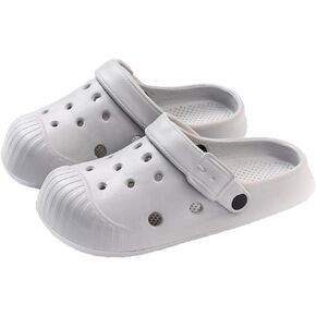 Anti-Collision Garden Clogs for Women and Men, Non-Slip Sandals, Slip On Work Shoes Heel Strap Mules Lightweight Shower Slippers Beach Indoor Outdoor Casual Wear Soft Air Cushion Sole Slides