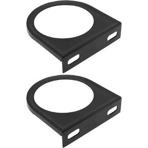 2pcs 52mm Car Single Hole Meter Gauge Duty Gauge Holder Gauge Panel for Cars Trucks Boats Motorcycles Black