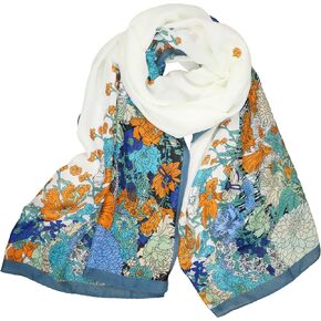 وشاح Dofotwn الصيف للنساء خفيفة الوزن الأزهار المطبوعة الأزياء الأزياء القطنية in Kuwait