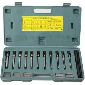 28pcs Valve Seat Set for 22-63mm, Valve Seat Cutter 15°/30°/45°/55°/60°/75°/ 90° Cutter Blades Boring Cutters, Valve Grinding Tool for Car Van Pickup Truck