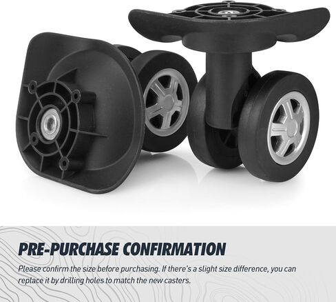 دومييلا 1 زوج عجلات دوارة زورق ، و 360 درجة من العجلات المطاطية مجموعة العجلات لإصلاح السفر والسفر ، DL130 in Kuwait