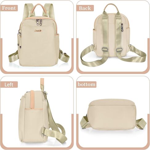 Mini Backpack, Small Lightweight Travel Backpack Purse, Waterproof Daily Backpack Purses, Gray in Kuwait