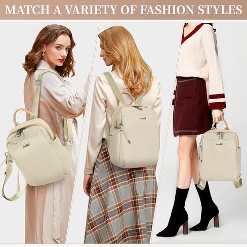 Mini Backpack, Small Lightweight Travel Backpack Purse, Waterproof Daily Backpack Purses, Gray in Kuwait