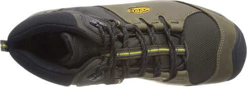 KEEN mens Steens Mid Wp Hiking Boot, Black, 9.5 US in Saudi Arabia
