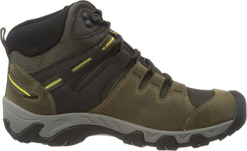 KEEN mens Steens Mid Wp Hiking Boot, Black, 9.5 US in Saudi Arabia