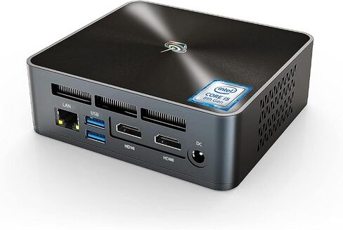 معالج Beelink الجيل الثامن الجديد Intel 4 Cores 8 Thread i5-8279U (حتى 4.1 جيجاهرتز)، كمبيوتر صغير مع 16G DDR4 RAM/500GB NVMe M.2 SSD يدعم شاشة 4K المزدوجة HDMI ، واي فاي 5، BT5.0، 4*USB 3.0 in Kuwait