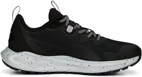 PUMA Men's Twitch Runner Trail Sneaker, Evening Sky-Orange Brick Black in Saudi Arabia