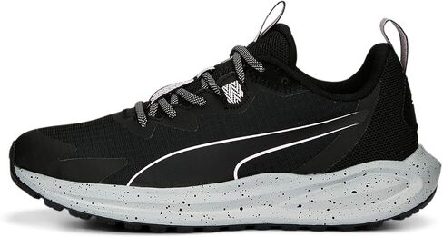 PUMA Men's Twitch Runner Trail Sneaker, Evening Sky-Orange Brick Black in Saudi Arabia