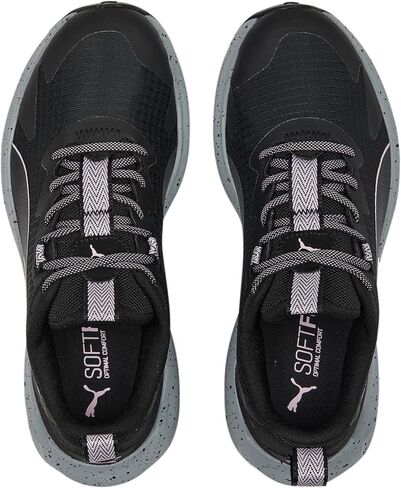 PUMA Men's Twitch Runner Trail Sneaker, Evening Sky-Orange Brick Black in Saudi Arabia