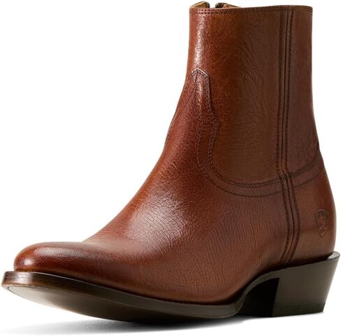 ARIAT Mens Barrett Western Round Toe Pull On Casual Boots Ankle - Brown in Saudi Arabia
