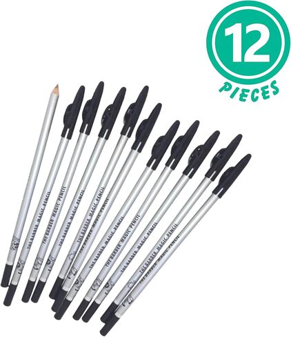Barber Magic Pencil Supplies Lineup Tool 4 Men Perfect Hairline Over Beard, Mustache And Eyebrow Beard Stencil Works With Hair Trimming, Shaver And Razor With Built-in Sharpener in Saudi Arabia