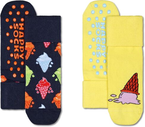 Happy Socks Kids Crew Socks- Fun Summer Styles in Gift Box Sets- Sunglasses, Ice Cream, Pirate's Treasure and More in Saudi Arabia