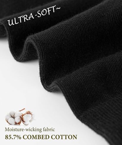 Josnown Womens Cotton Socks 10 أزواج (أبيض وأبيض) ، حجم 5-9 in Saudi Arabia