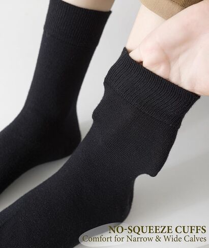 Josnown Womens Cotton Socks 10 أزواج (أبيض وأبيض) ، حجم 5-9 in Saudi Arabia