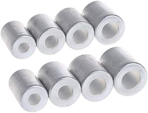 100pcs Aluminum Crimp Ferrule for Auto A/C Air Conditioning Standard/Reduced Barrier Refrigerant Hose 16MM for R134a in Saudi Arabia
