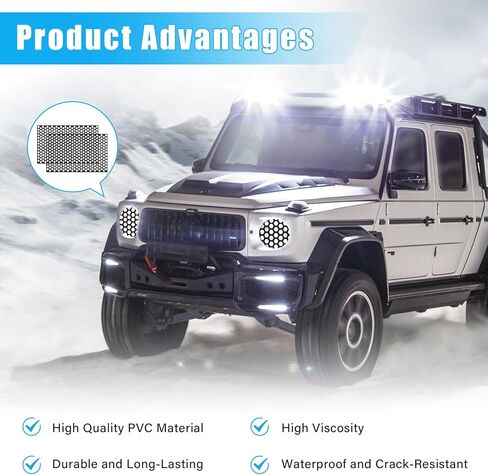 2PCS Car Rear Tail Light Lamp Stickers Honeycomb Type Decal, 18.9"×11.8" Universal DIY Self Adhesive Tint Film Taillight Sheet, Car Rear Tail Light Headlight Taillight Cover Trim (Carbon Fiber) in Kuwait