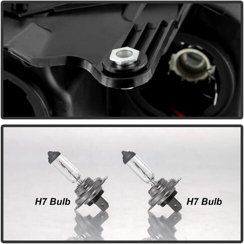 ACANII - For 2007-2012 GMC Acadia OE Halogen Type Chrome Projector Headlights Headlamps Pair Set Driver & Passenger Side in Saudi Arabia