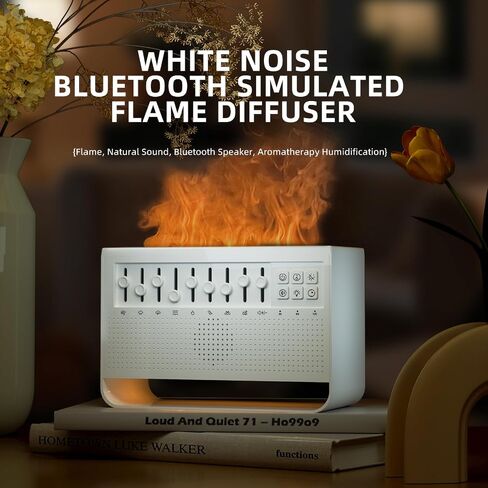 White Noise White Noise Sound System, Bluetooth Wireless Speaker for Travel, Portable Noise Machines for Sleeping with Night Lights and humidifier, Equipped with humidifier Function in Saudi Arabia