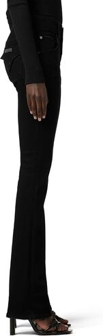 Hudson Women's Beth Mid Rise Petite Baby Bootcut Jean with Back Flap Pockets in Saudi Arabia