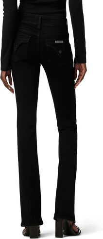 Hudson Women's Beth Mid Rise Petite Baby Bootcut Jean with Back Flap Pockets in Saudi Arabia