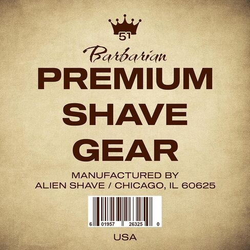 Alien Shave Premium Shaving Soap For Men (Solar Orange). Powered with Coconut Oil & Glycerin 4 Oz (1-Pack) in Saudi Arabia