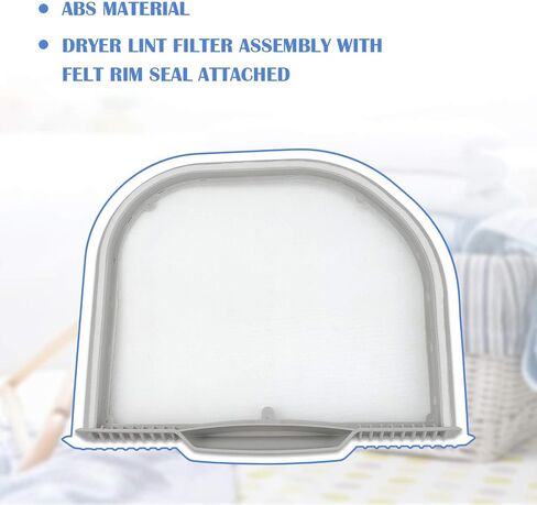 5231El1001C LG Dryer Lint Filter Replacement for Dle5001w Lint Screen Fits Model #Dlex5170w Dlex5101w Dle4870w Lint Screen with Clothes Dryer Lint Vent Trap Cleaner Brush Replaces PS3527575 AP5248138 in Saudi Arabia