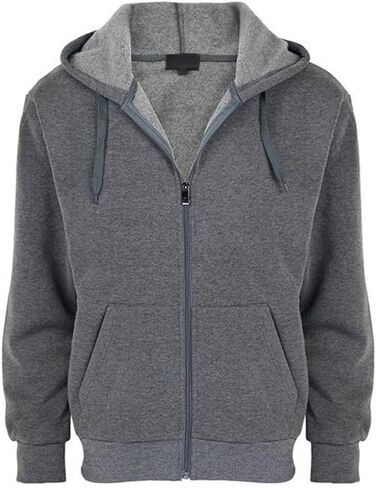 Pacific Polo Club Men's Full Zip Hooded Sweatshirt - Colors in Saudi Arabia