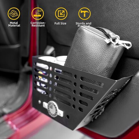 جيوب الباب الأمامية برونكو ، صندوق تخزين الباب الأمامي المعدني لعام 2021-2024 2/4 فورد برونكو ، 2 أجهزة كمبيوتر مثال منظم المنظم مربع موللي ملحقات التوسع الداخلي in Kuwait