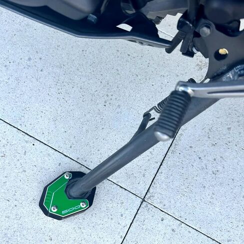 CNC Motorcycle Kickstand Pad Foot Side Stand Extension Support Plate Compatible With Ninja 500 2025 2024 Ninja500 Ninja 500SE Z500 SE Eliminator 500 2025 (Red) in Saudi Arabia