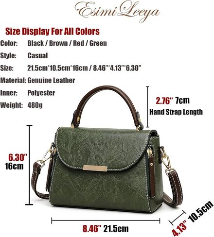 Small Satchel Purses for Women with Top Handle Women's Crossbody Shoulder Handbags in Saudi Arabia