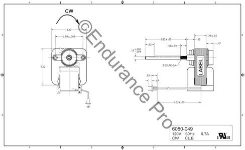 Endurance Pro S97009796 Replacement Fan Blower Assembly for Broan Bulb Heaters 162-E、G、J、K、L、M and 164-E、G、J、K、L、M, 97009796, S97009758, S97009796B in Kuwait