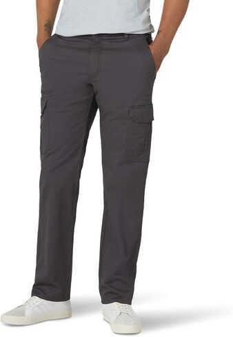 بنطلون كارجو مريح للغاية بقصة مستقيمة من نسيج تويل من سلسلة بيرفورمانس للرجال من ليي in Kuwait