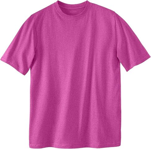KingSize Men's Big & Tall Shrink-Less™ Lightweight Crewneck T-Shirt - Big - 8XL, Heather Orange in Saudi Arabia