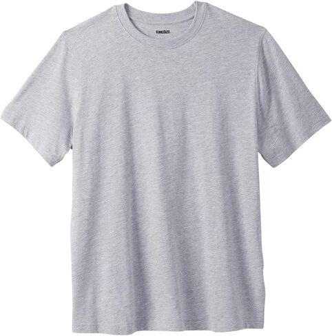 KingSize Men's Big & Tall Shrink-Less™ Lightweight Crewneck T-Shirt - Big - 8XL, Heather Orange in Saudi Arabia