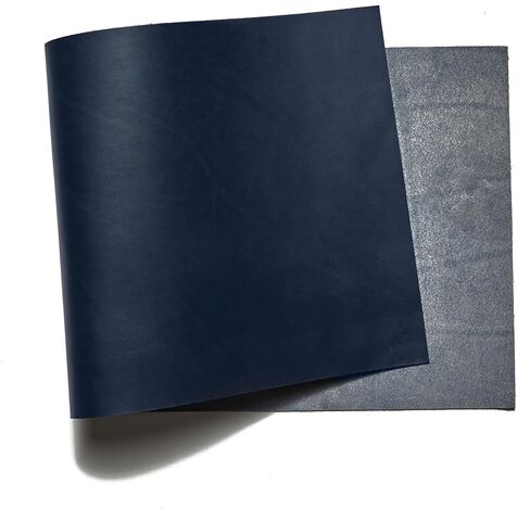 Valdibrana Conceria, Tarano, Italian Vachetta Leather, Panel, Midnight Blue in Saudi Arabia