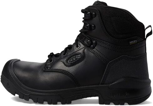 KEEN Utility Men's Independence 6" Composite Toe Waterproof Work Boots, Dark Earth/Black, 12 in Saudi Arabia