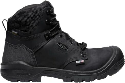 KEEN Utility Men's Independence 6" Composite Toe Waterproof Work Boots, Dark Earth/Black, 12 in Saudi Arabia